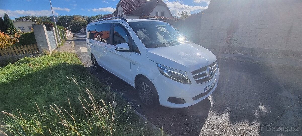 Mercedes V 250d, 14OKw Long, Avantgarde, cz, po prvním majte - 10