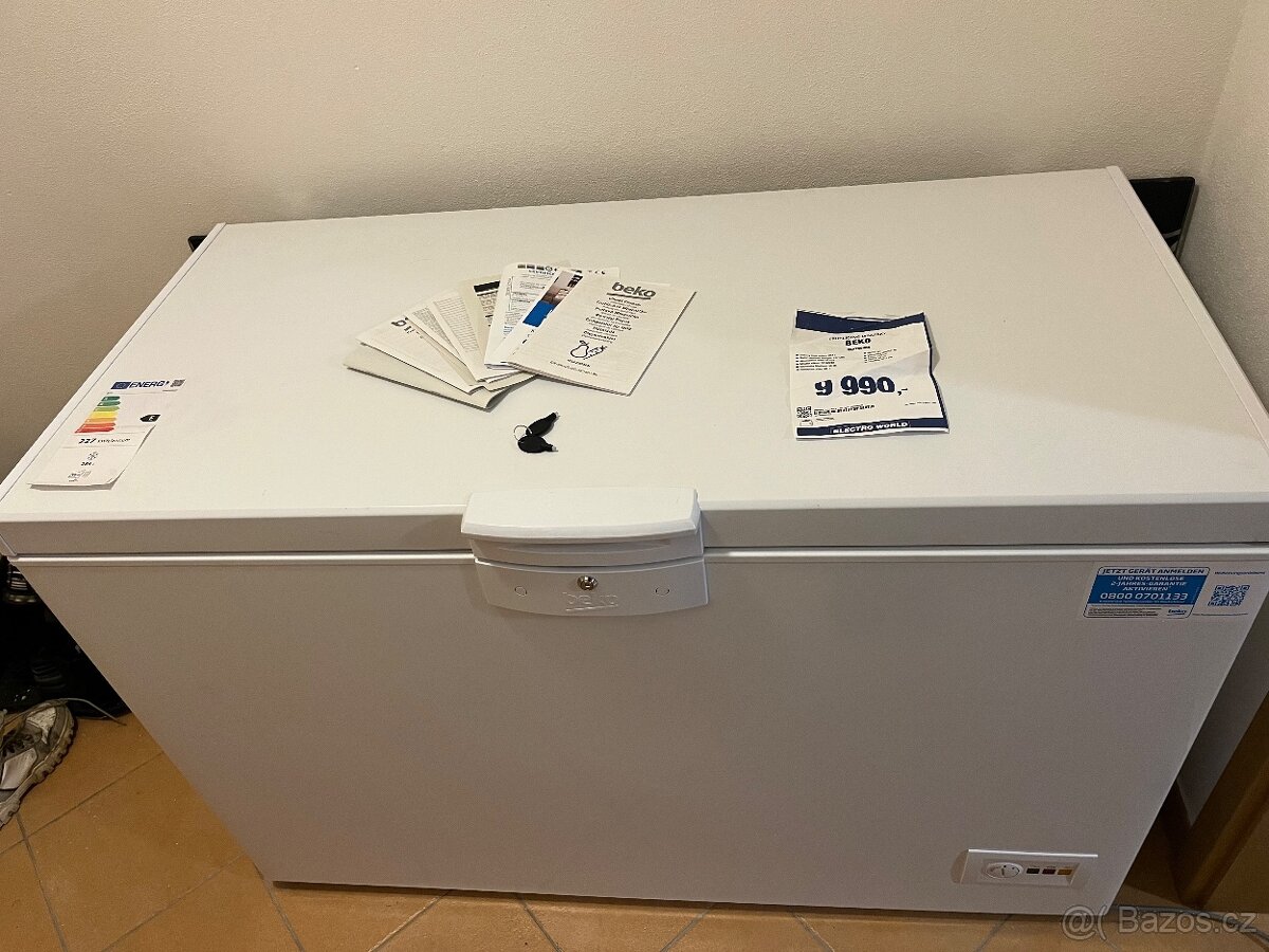 Truhlicový mrazák BEKO, 284 L - 10