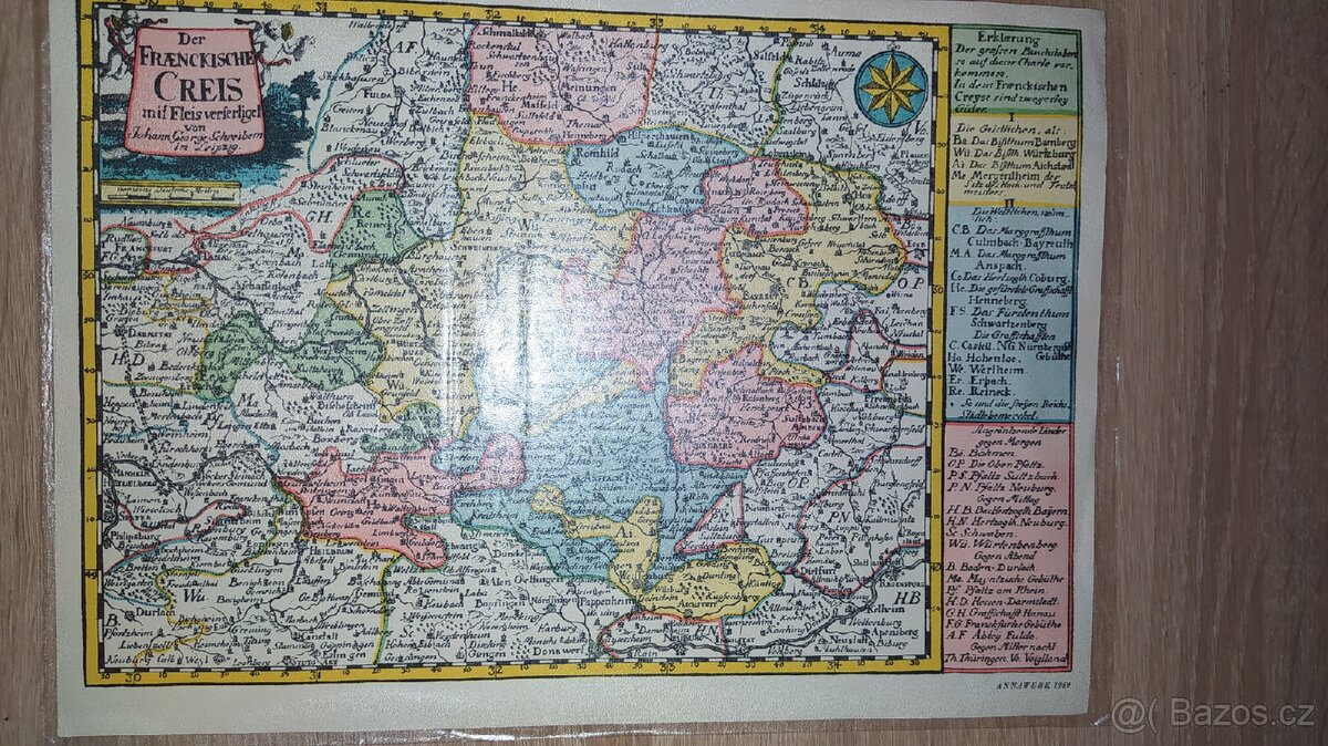 Historická mapa – Der Fränkische Creis (Annawerk 1959) - 10