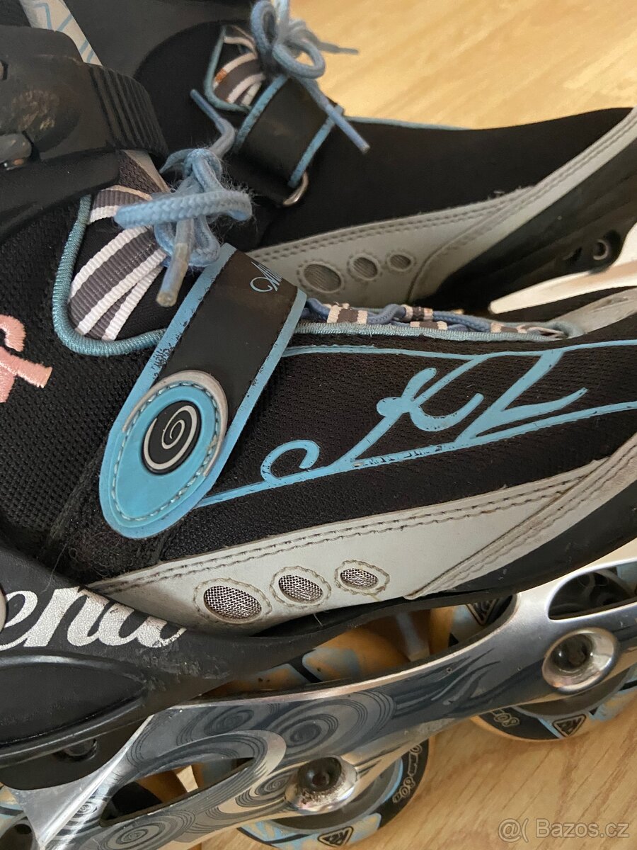 K2 Athena Alu inline brusle + chrániče vel. 39,5 - 10