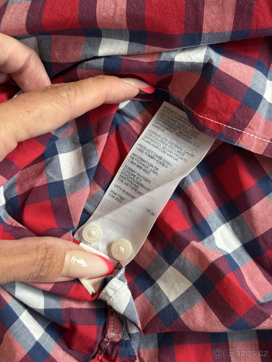 Kostkovaná košile Tommy Hilfiger vel. S - 10