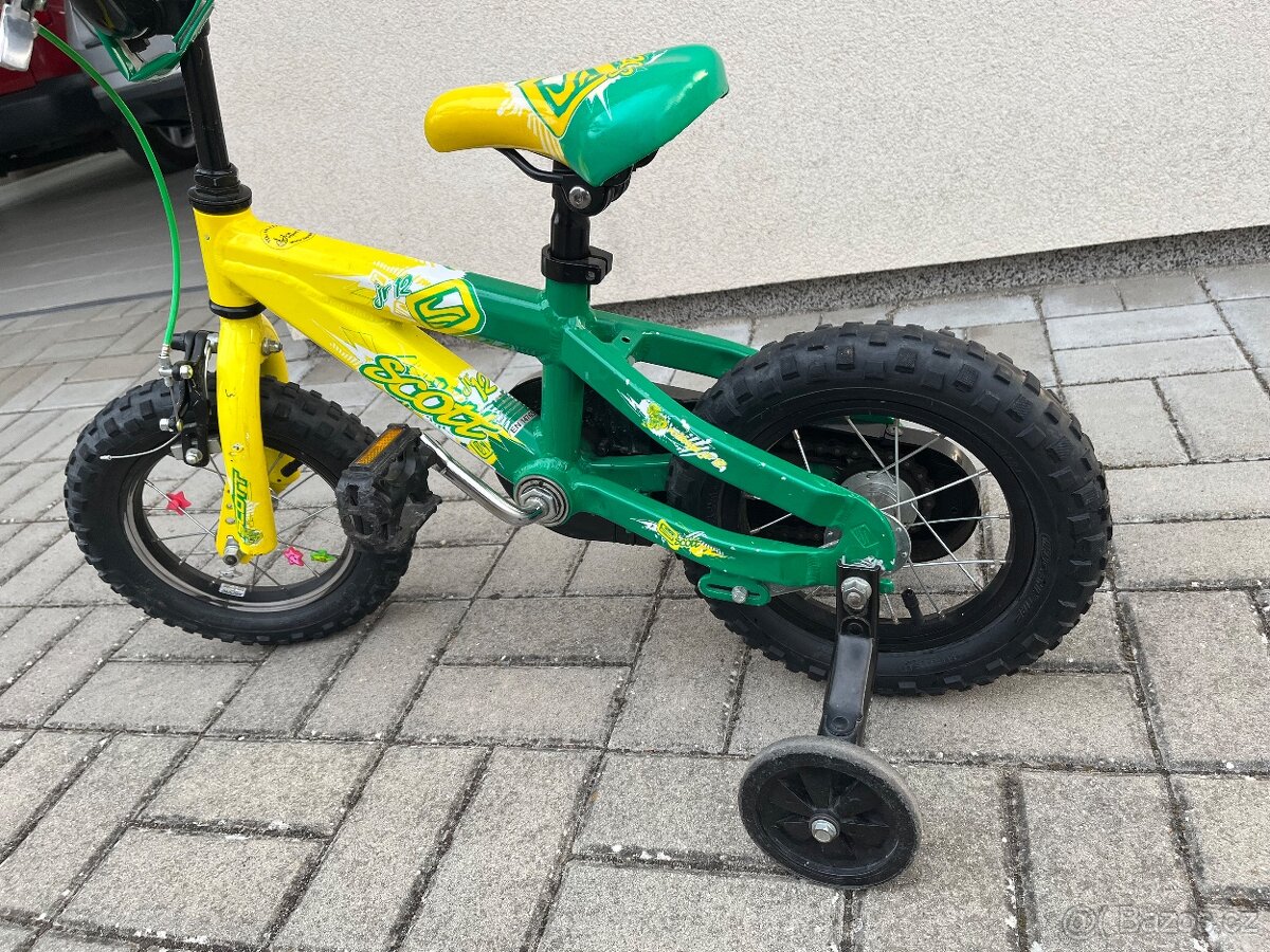 Dětská sedačka Hamax, odrážedlo Maxík, dětské kolo Scott - 10