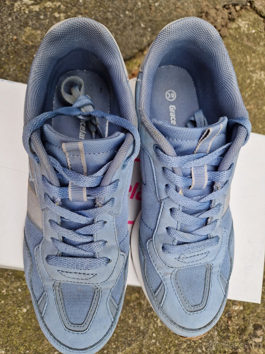 Dámské světlemodré tenisky vel. 39 - 10