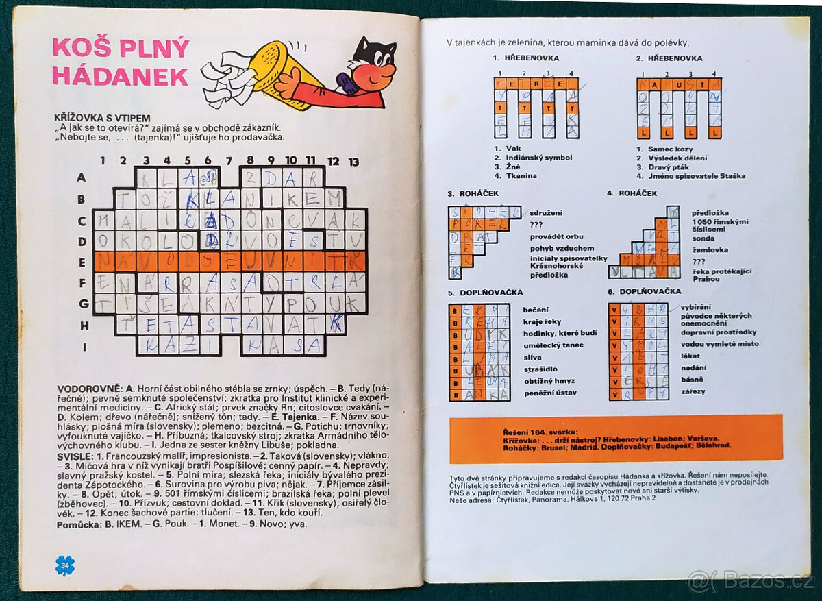 ČTYŘLÍSTEK č. 165/1989 PODAŘENÉ PILULKY hledaný - 10