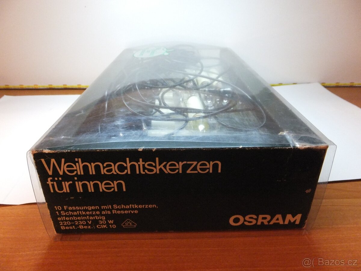 Starší vánoční funkční světýlka zn. Osram. - 10