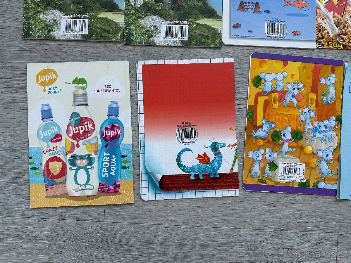 Dětské školní sešity A5, 12 ks - 10