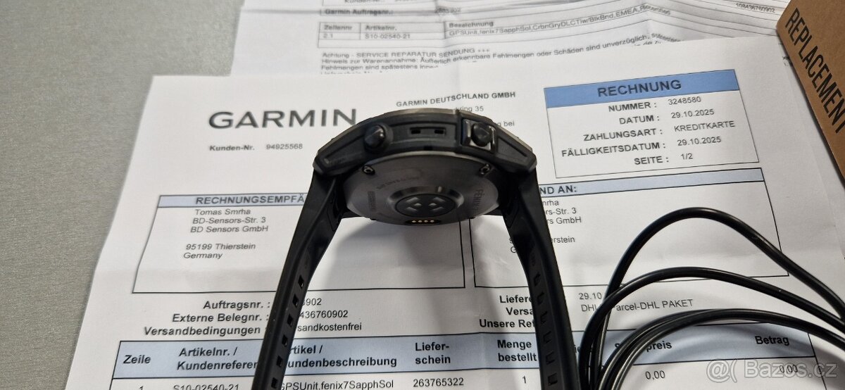 Garmin Fenix 7 sapphire solar titanium nové - 10