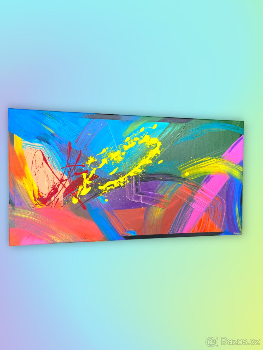 Abstraktní obrazy - vlastní tvorba - 10