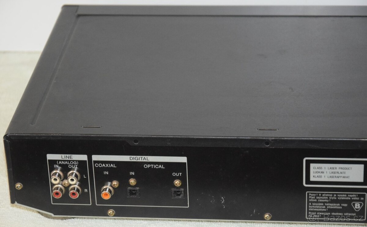 Minidisc deck SONY MDS-JE520 + 10x MD, manuál - 10