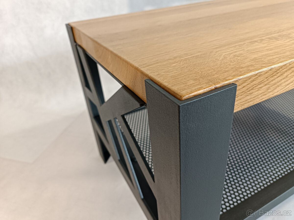 Konferenční stolek v industriálním stylu - 10