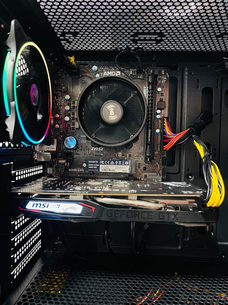 Herní Ryzen 5, 16GB DDR4,500 GB SSD a HDD, GTX 1650, Win 11 - 10