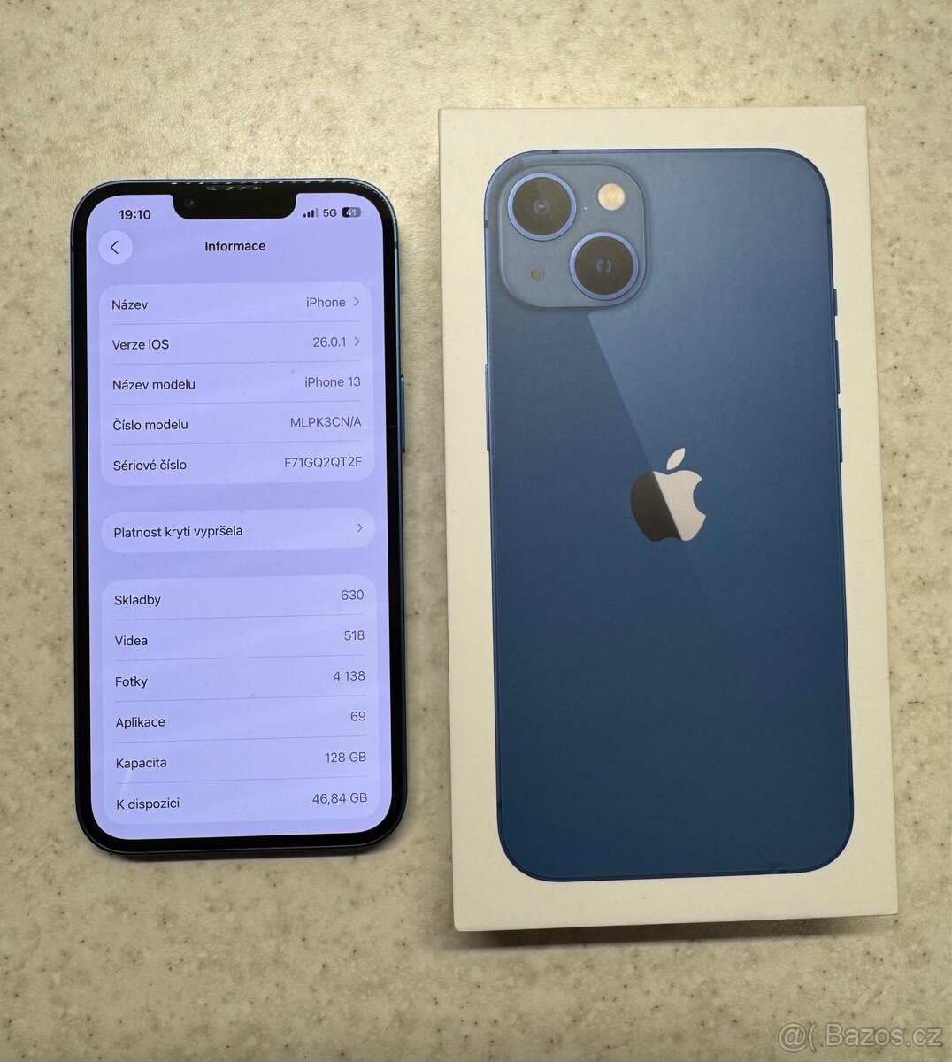 Iphone 13, 128 GB modrý - velmi dobrý stav - 10
