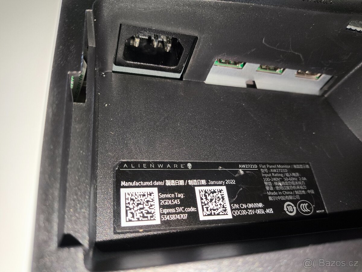 monitor Dell Alienware AW2721D Lunar Light 27" - 10