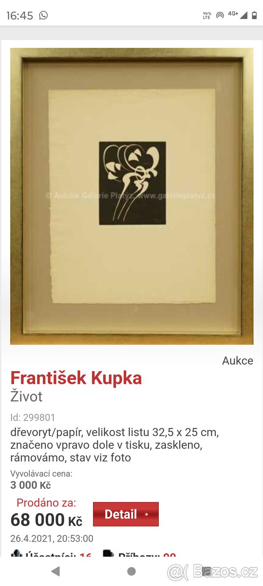 František Kupka - xylografie, dřevoryty set originál 1905 - 10