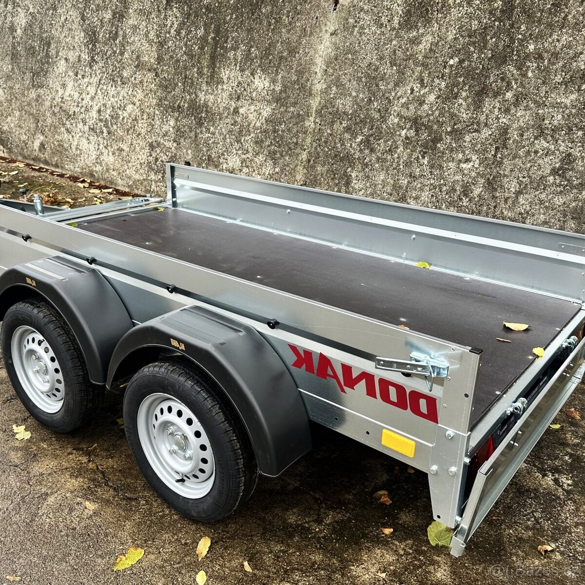 Dvouosý přívěsný vozík sklopný řidičák B, 2x náprava 750kg - 10