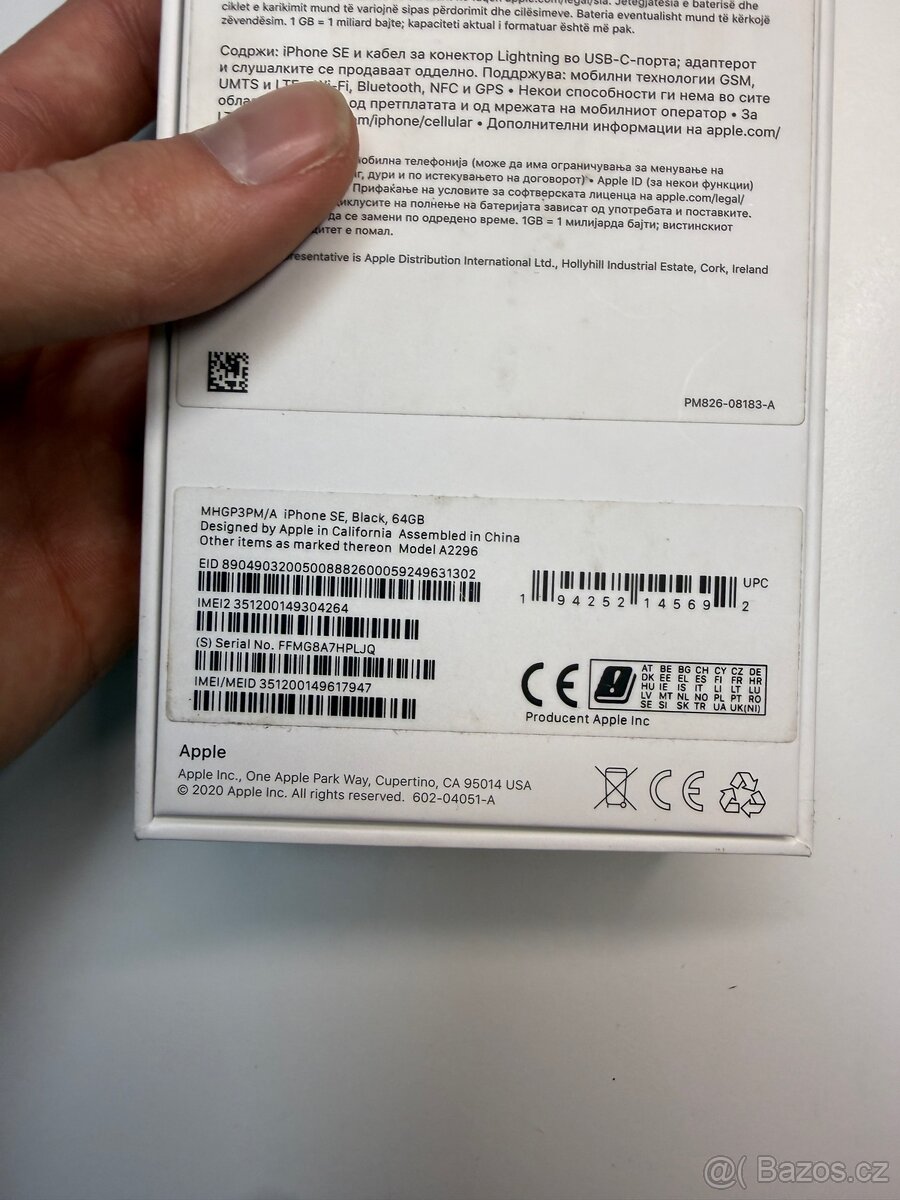 Apple iPhone SE (2020) – 64 GB, černý - 10