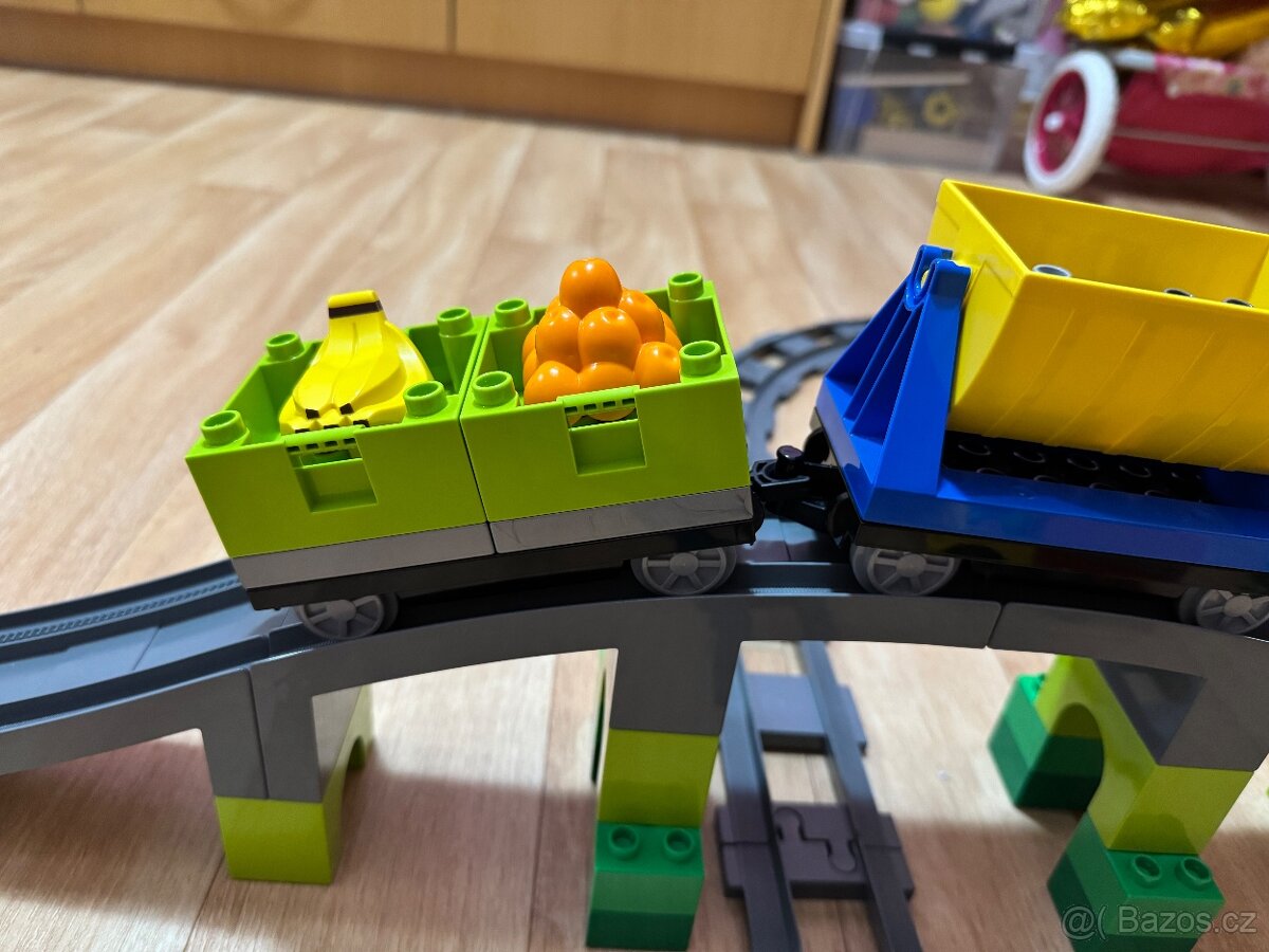 LEGO DUPLO 10508 - nákladní vlek DELUXE kompletní TOP STAV - 10