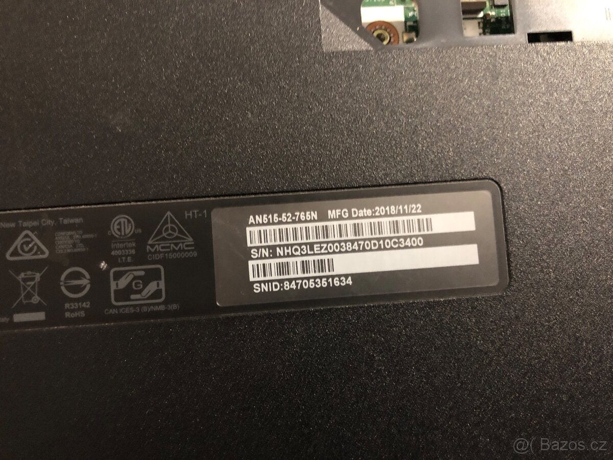 Acer Nitro 5 i7-8750H, RAM 16GB, GTX 1050Ti 4GB, 1TB HDD - 10