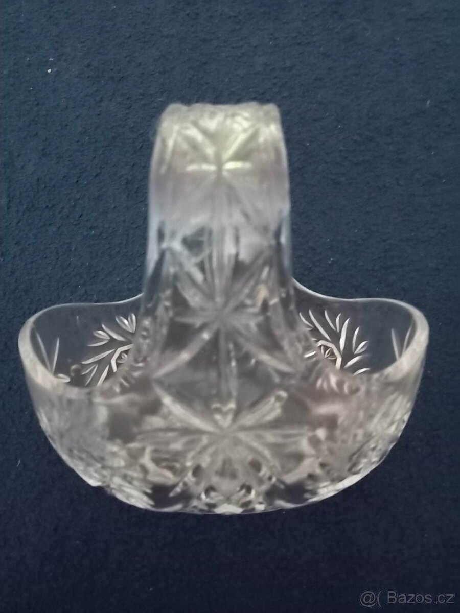 Staré sklo- karfa, misky, sklenice... - 10