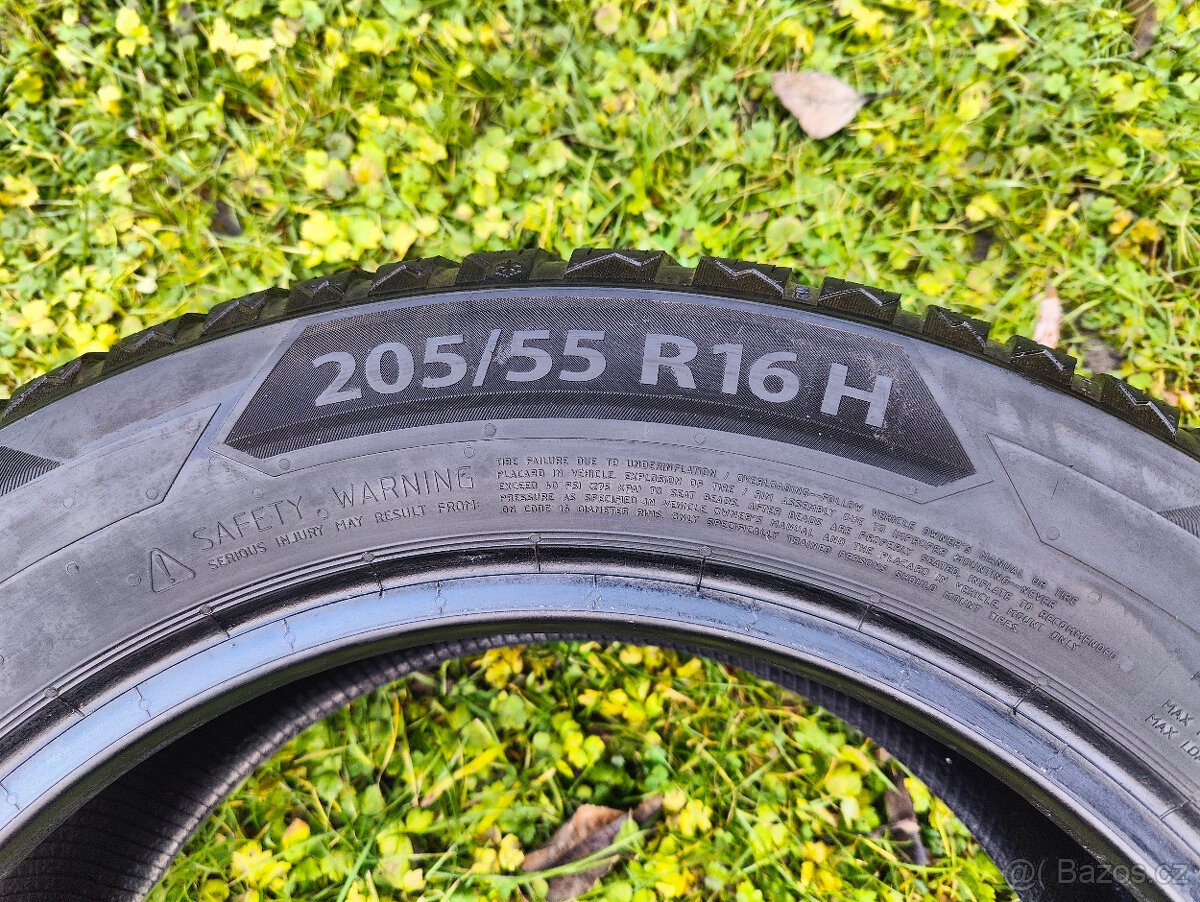 4x zimní pneu 205/55 R16 Barum Polaris 6, výroba 09/2024 - 10