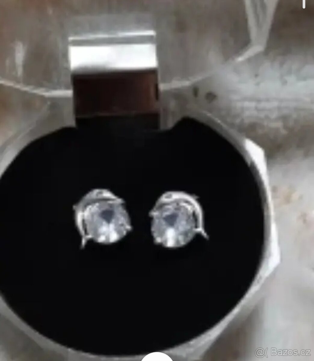 Nová dámská sada souprava šperků stříbrná delfín 925 - 10