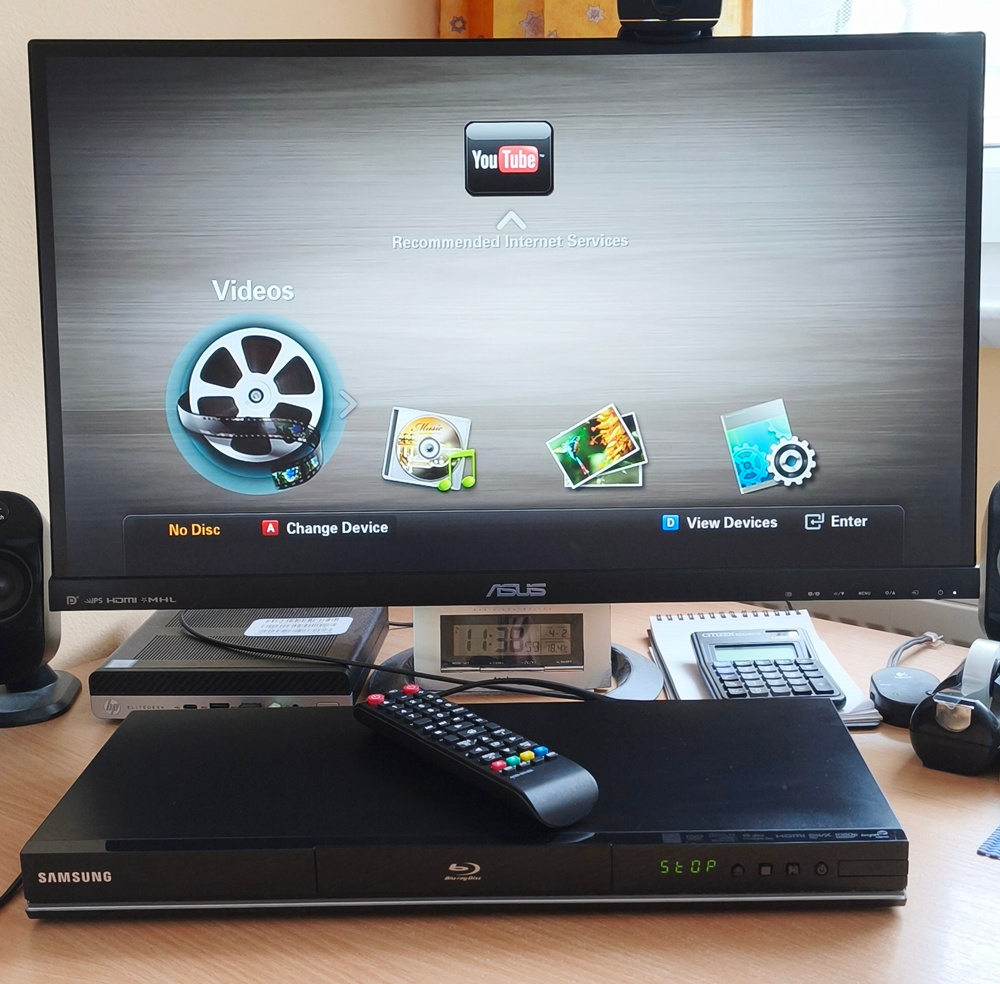 Blu-ray, DVD přehrávač SAMSUNG BD-D5100 - Super stav - 10