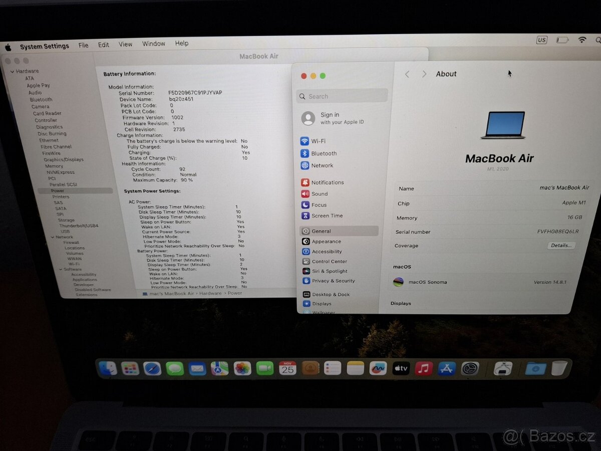 Macbook Air 13 palců M1 chip 16GB RAM 256 SSD - 10