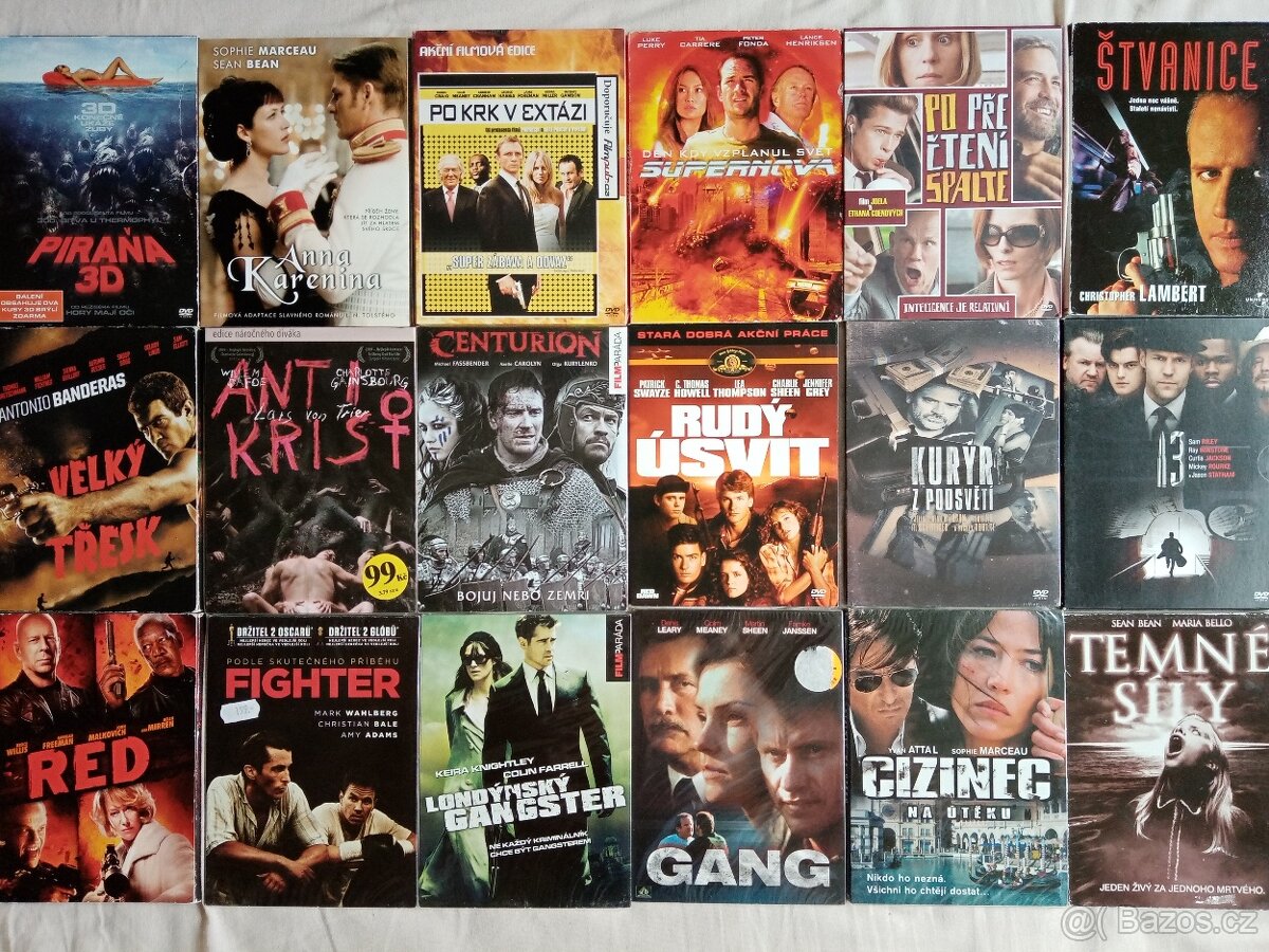 Sleva- orig. DVD digipacky od 46Kč - 10