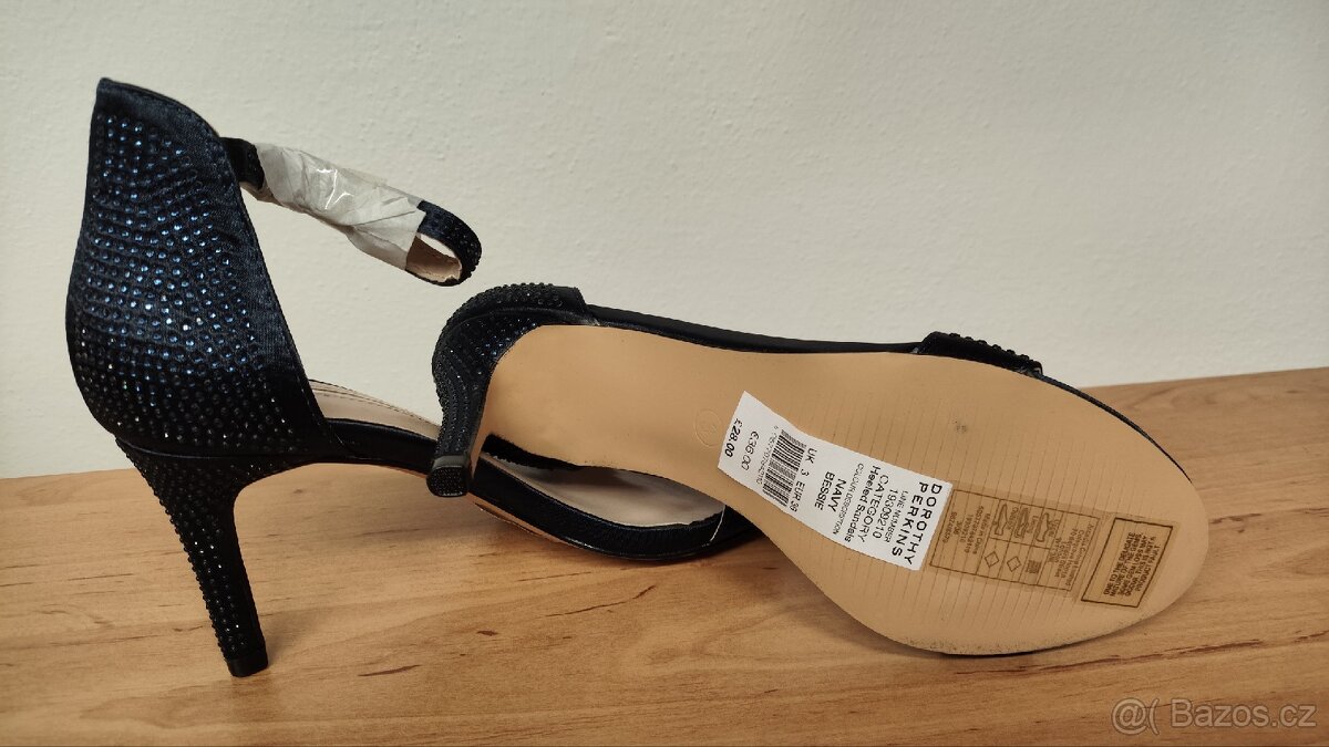 Společenské boty Dorothy Perkins, tmavě modré - 10