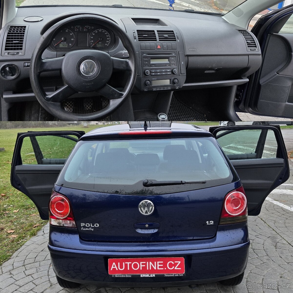 VW POLO 1,2 8v BENZÍNOVÉ 137 tis.km KLIMATIZACE , EL.OKNA - 10