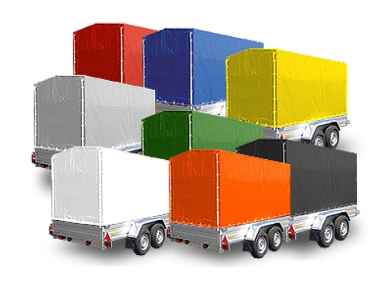 PROFI přívěs s plachtou, 295x145x35/170 cm, DVOUNÁPRAVOVÝ - 10