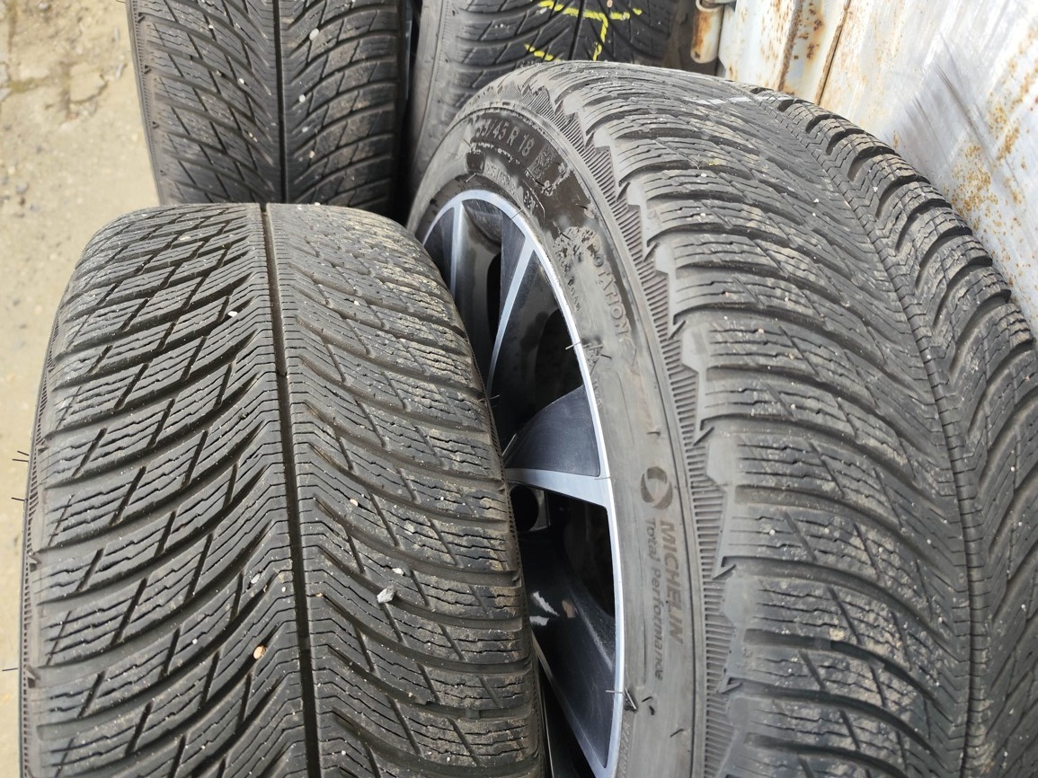 18"zimní alu sada Pegasus 5x112 origo Superb 3 Passat TPMS - 10