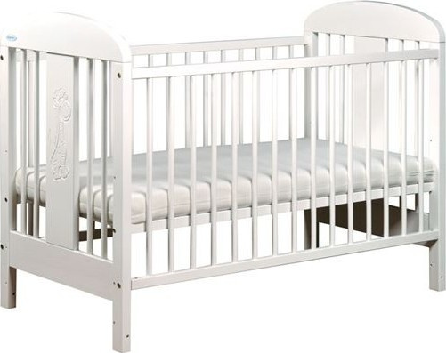 Puppolina Olina dětská kvalitní postýlka Bílá stahovací bok - 10