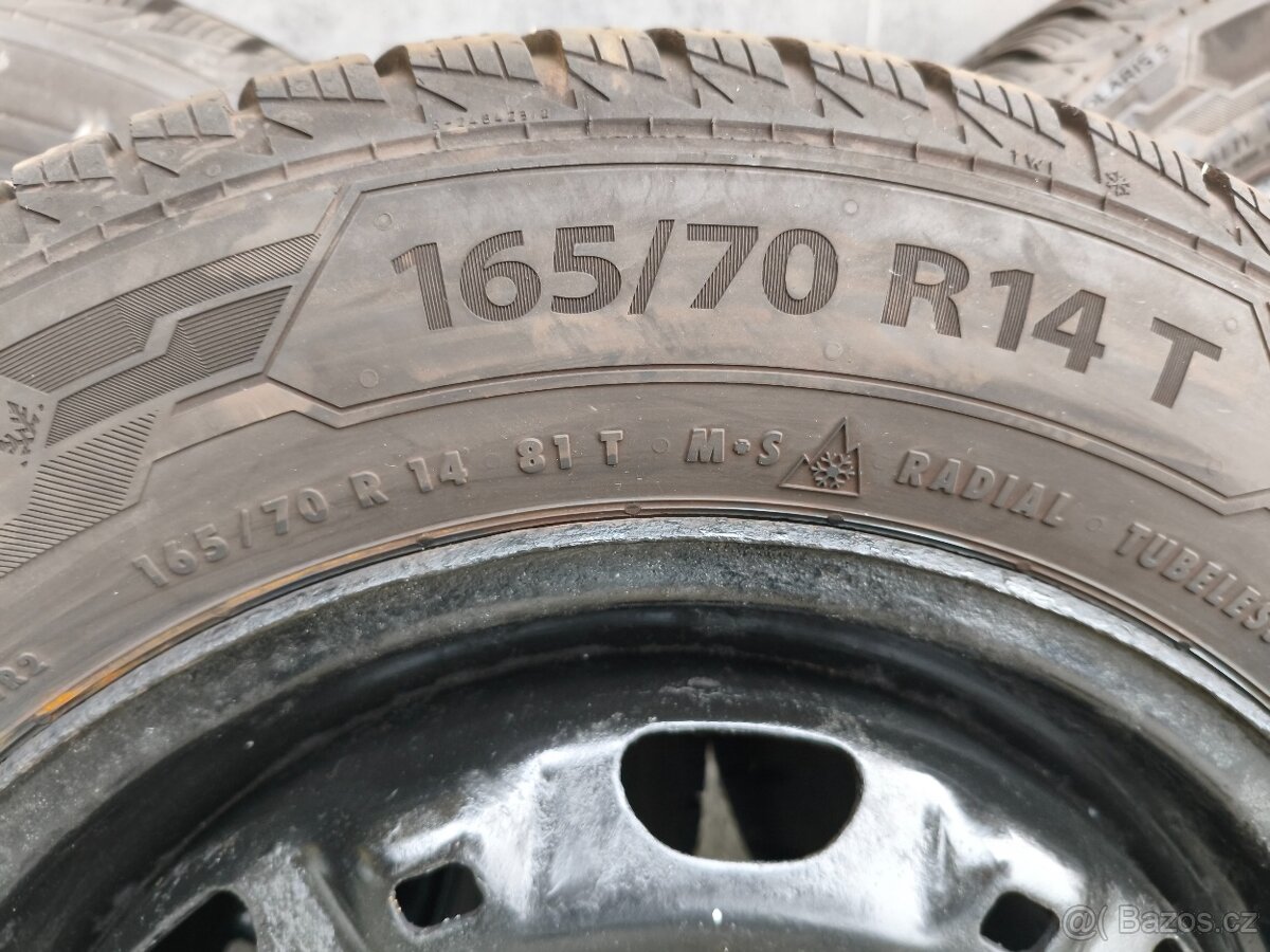 4 x zimní pneu na Fabia, Polo, Ibiza 165/70 R14 81T - 10