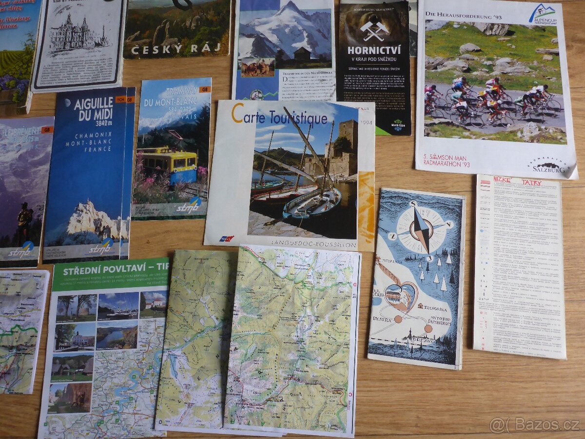 Turistické mapy, prospekty a průvodce - 10