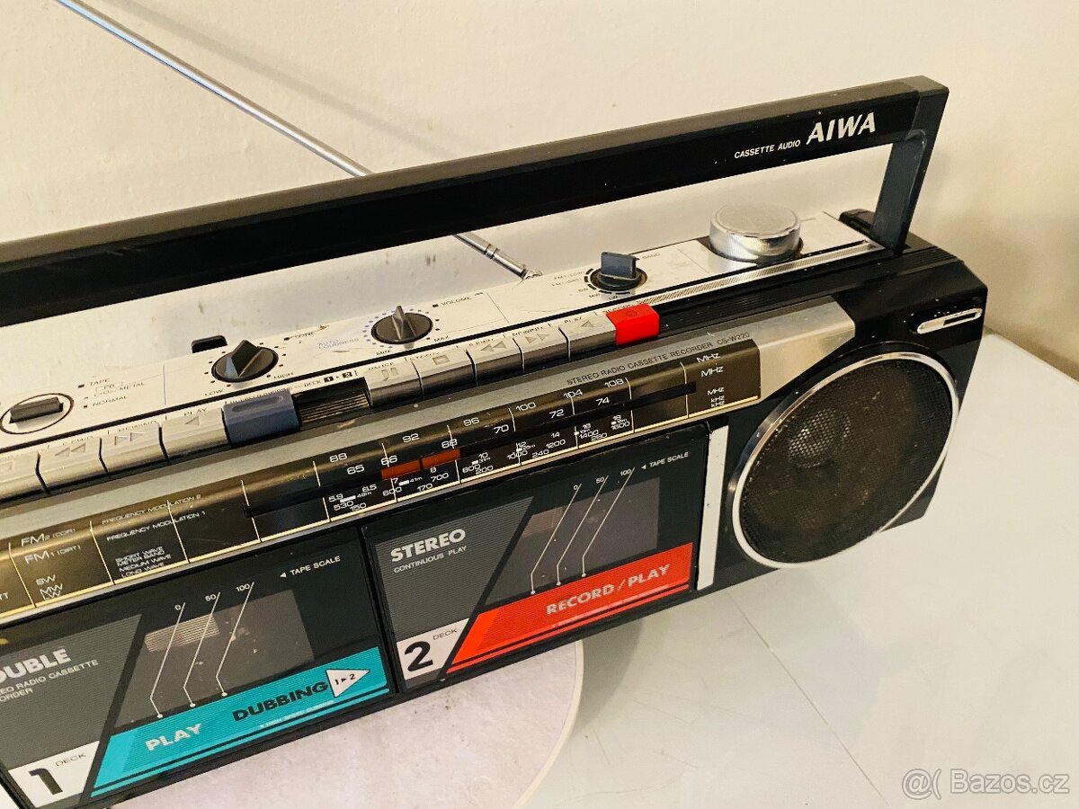 Radiomagnetofon Aiwa CS-W220, rok 1986 - 10