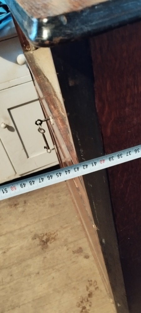 Vysoká úzká Biedermeier Skříňka - 10