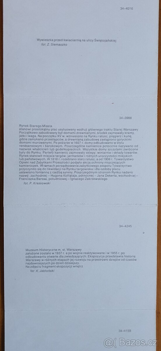 Prodám barevné pohlednice-Varšava Staré město - 10