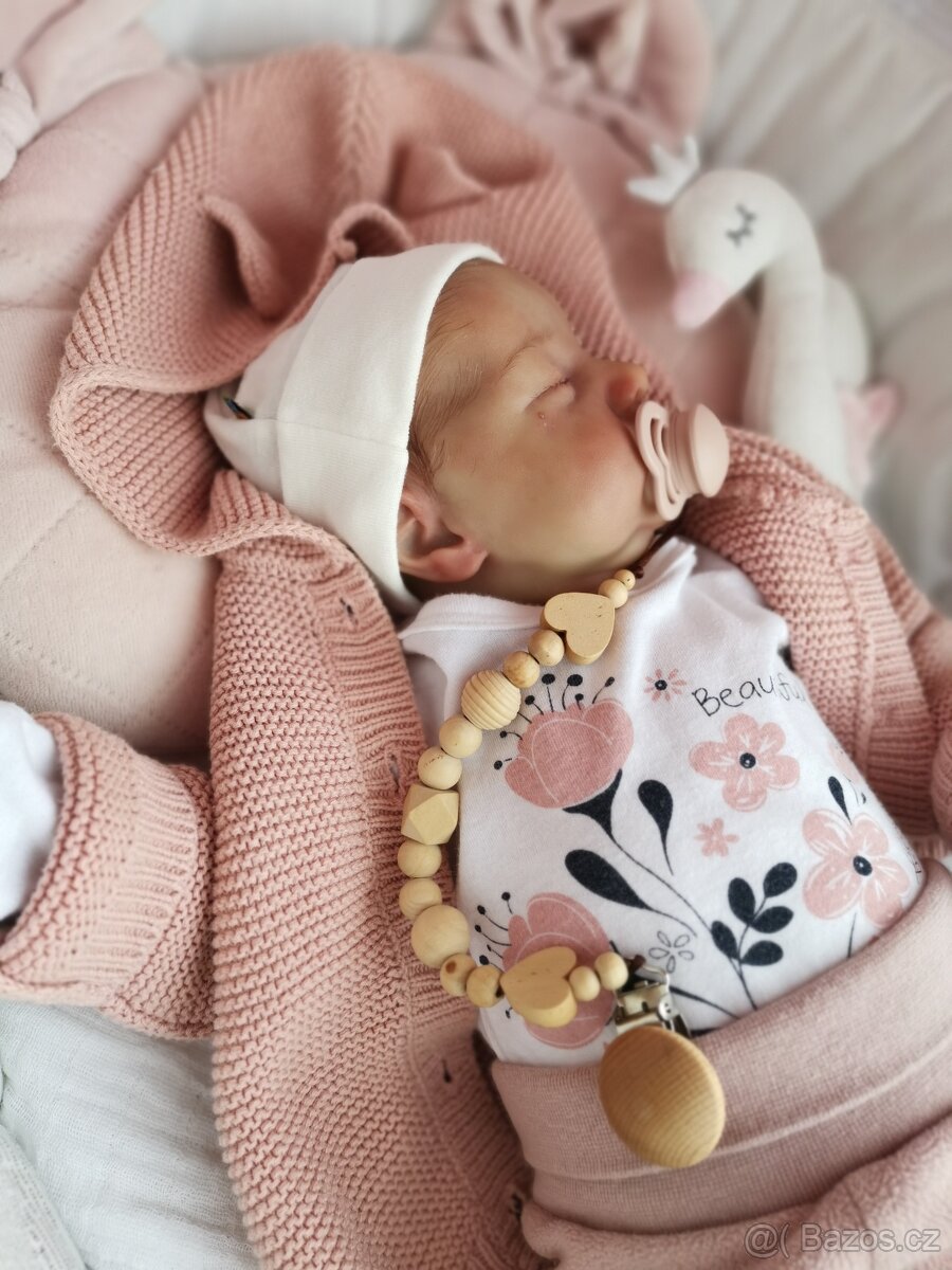 Krásná reborn holčička z kitu Levi - 10