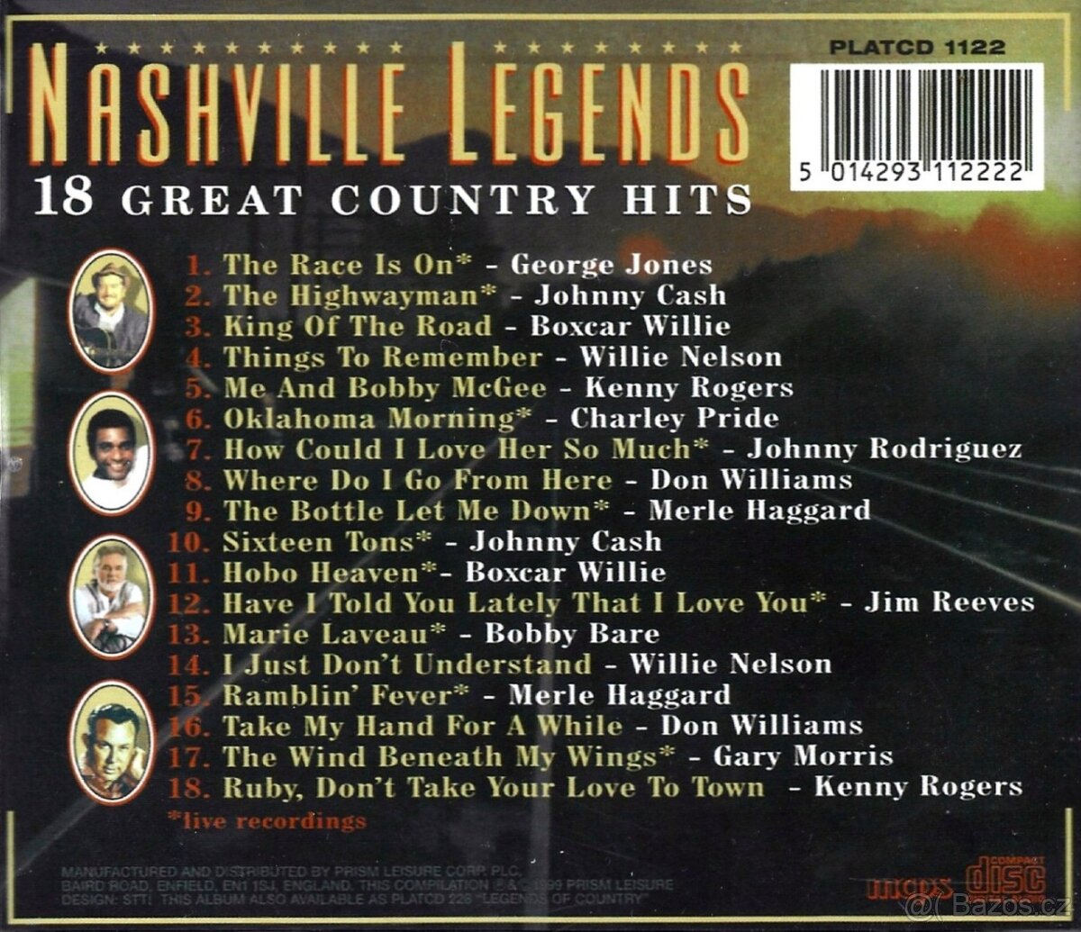 CD country , R.Orbison, Little Richard, Tom Jones, Kenny Rog - 10
