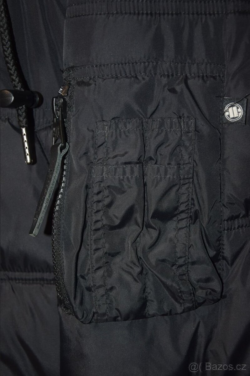 PitBull West Coast pánská zimní bunda Kingston černá, vel. M - 10