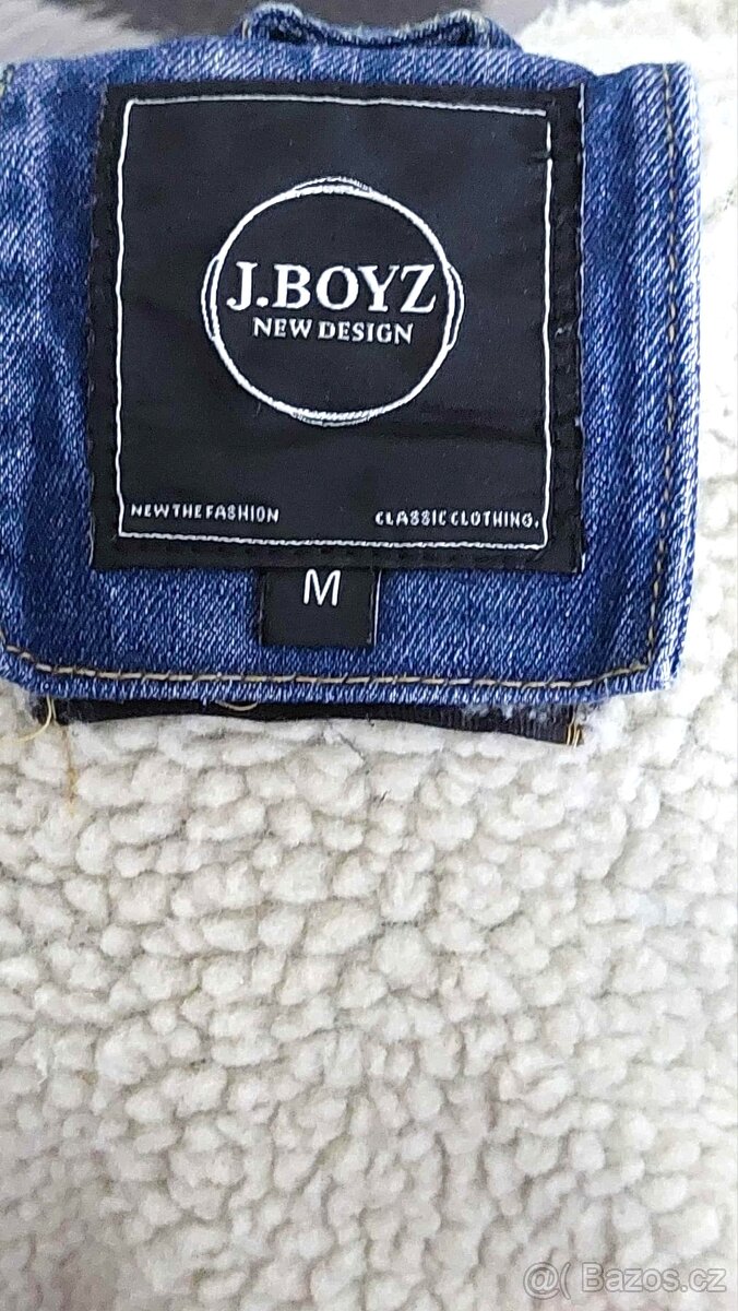 DÁMSKÁ RIFLOVÁ BUNDA - DŽÍSKA PODŠITÁ KOŽÍŠKEM-vel. M - 10