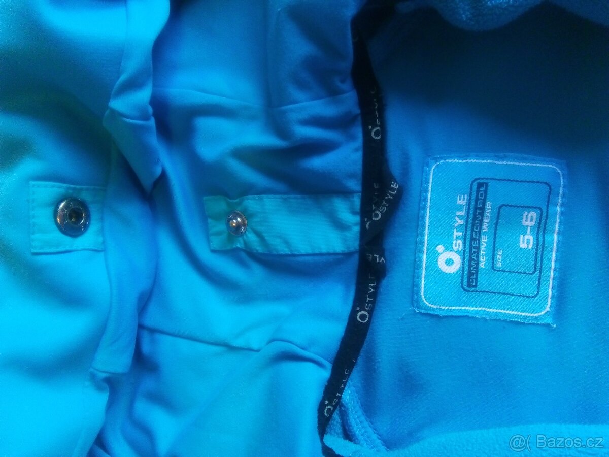 Dětská softshellová bunda OSTYLE 6 let - 10