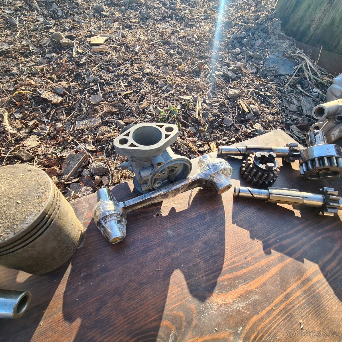 Soutěžní motor jawa EVROPAN 575 díly - jawa 350 jednoválec - 10