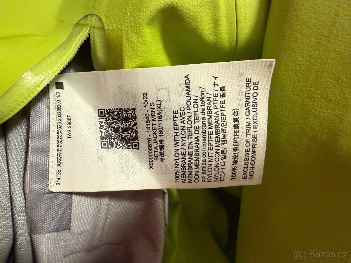 Gore-Tex bunda Arcteryx Beta, vel. XL - 10