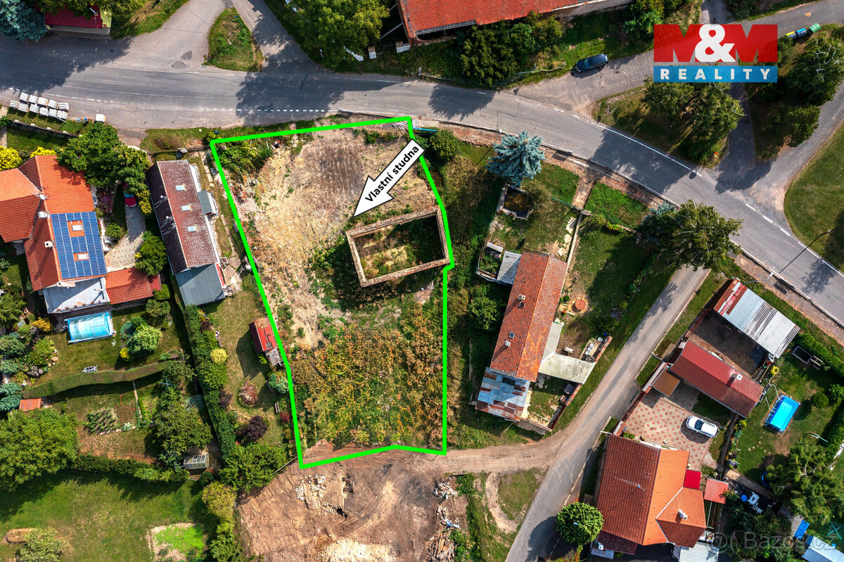 Prodej pozemku k bydlení, 1215 m², Březno - Velemín - 10