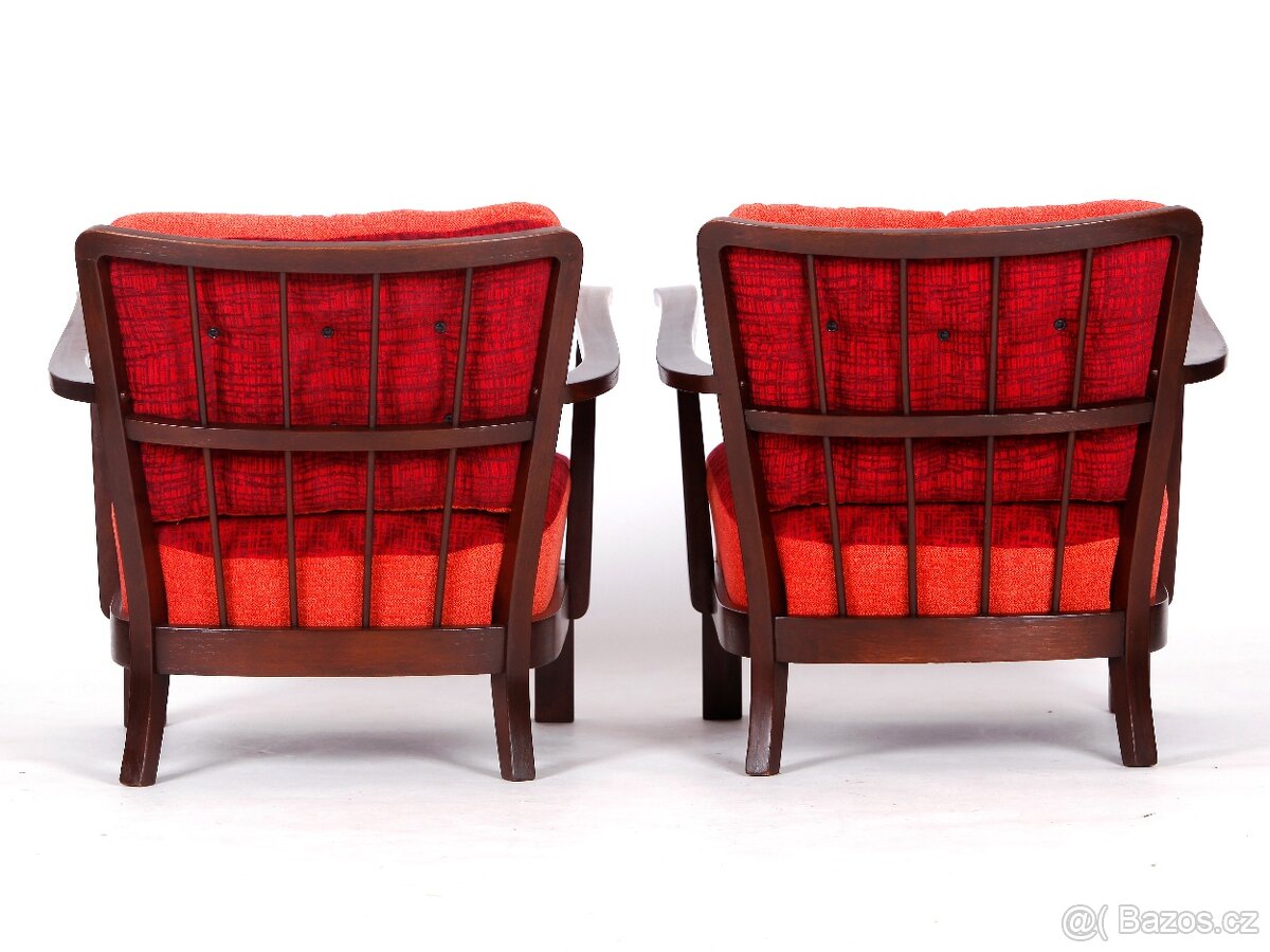 Originální křesla THONET po přečalounění. - 10
