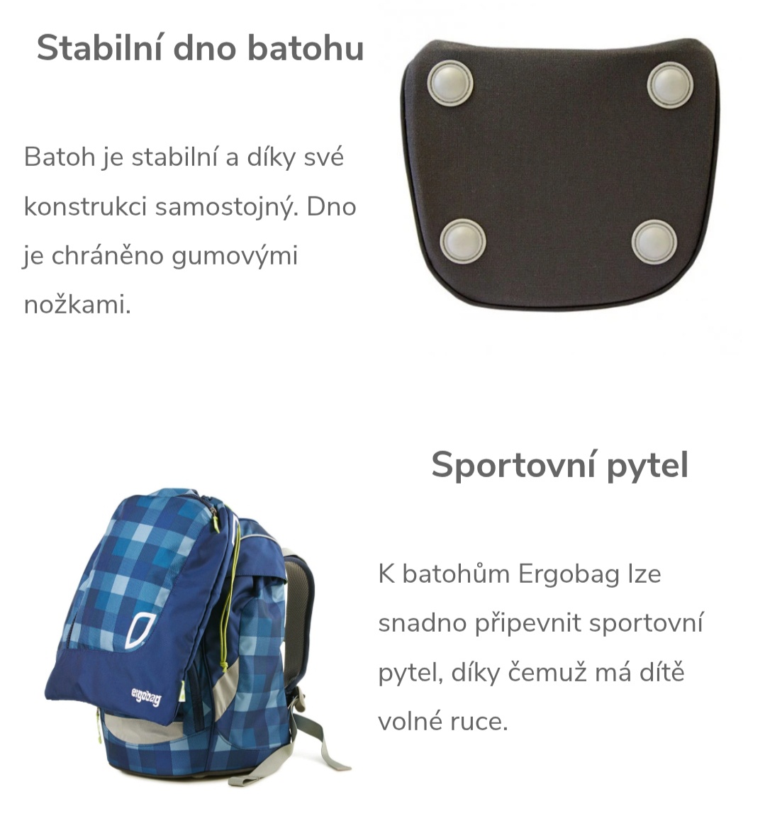 Ergobag nový, originál zabalený - 10