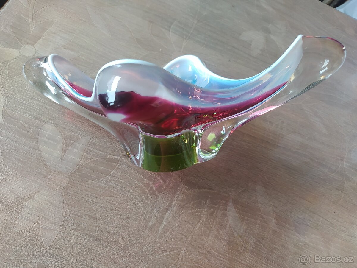 Mísa po mamince - hutní sklo - 10