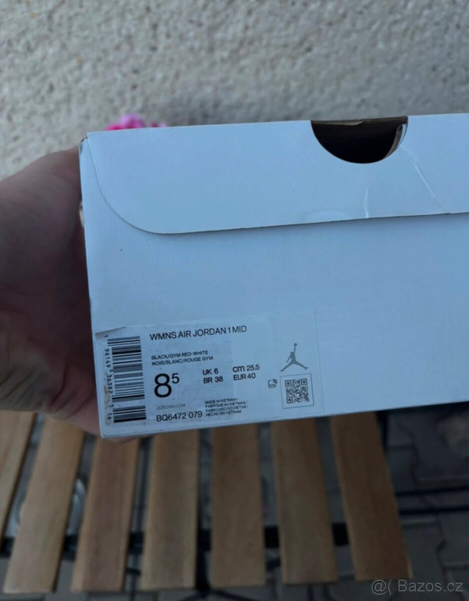 Nike air Jordan 1 mid Gym Red - 10